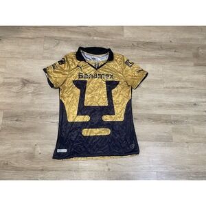 Pumas UNAM Puma 2014 Gold Women's Sz M Soccer Jersey Mexico